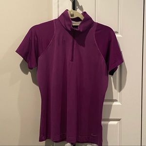 Nike Golf Tour Performance Short Sleeve Half Zip.